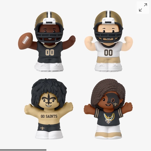 Little people fisher price NFL New Orleans  Saints NIB - Picture 4 of 5
